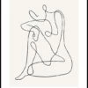 One Line Art No 3 Plakat -POSTERSTORE Salg 11 85500