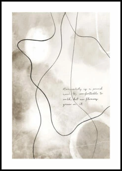 Abstrakt Kunst Nr.1 Plakat