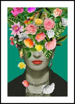Frida Floral Plakat