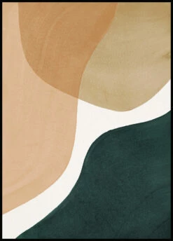 Abstrakt Akvarel Plakat