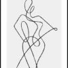 Line Art Figure No2 Plakat -POSTERSTORE Salg 2 23469