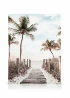 Solopgang Sti Lærred