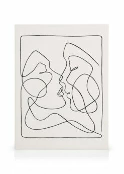 One Line Art No 2 Lærred