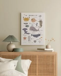 Havets Dyr Lærred -POSTERSTORE Salg canps51263 5 3 13480 86097 70571 75678 74267