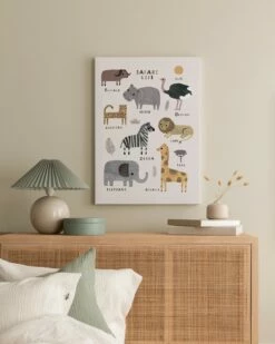 Safari Dyr Lærred -POSTERSTORE Salg canps51264 5 3 86420 32223 97648 54281