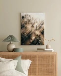 Diset Skov Ved Solopgang Lærred -POSTERSTORE Salg canps51281 5 3 70170 72727 54558 56613