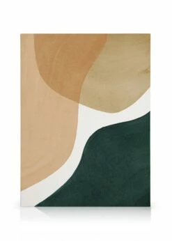 Abstrakt Akvarel Lærred