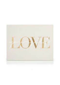 Love Yourself Lærred