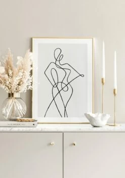 Line Art Figure No2 Plakat -POSTERSTORE Salg p2 2 first