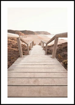 Morning Beach Jetty Plakat
