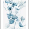 Fleurs Bleues No1 Plakat -POSTERSTORE Salg ps52841 8fleursbleuesno150x70